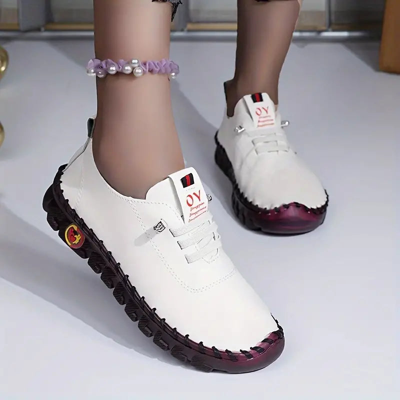 LARA™ ZAPATILLAS CASUALES DE COLOR LISO PARA MUJER