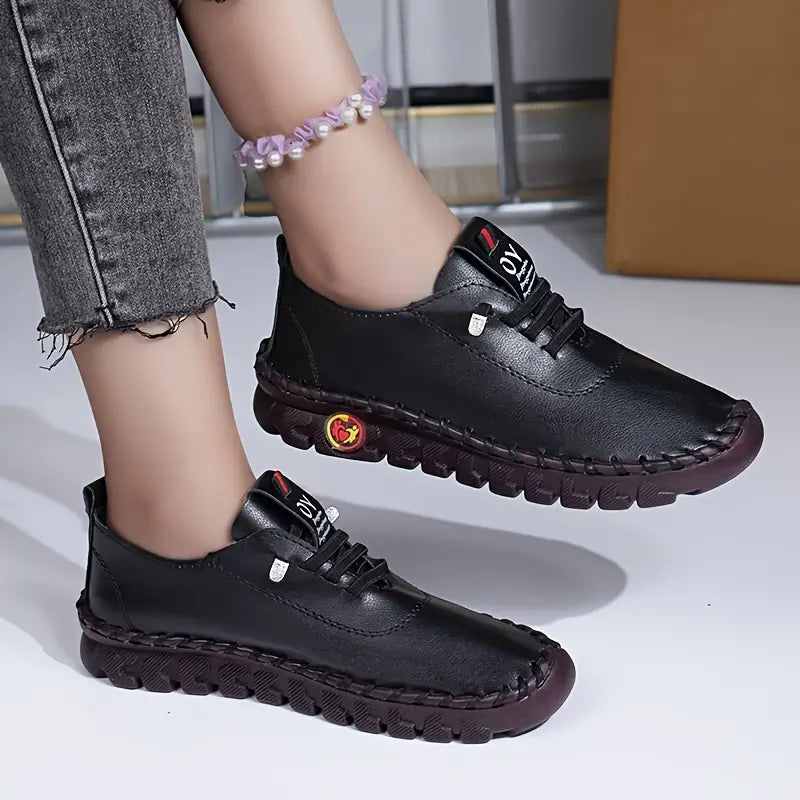 LARA™ ZAPATILLAS CASUALES DE COLOR LISO PARA MUJER