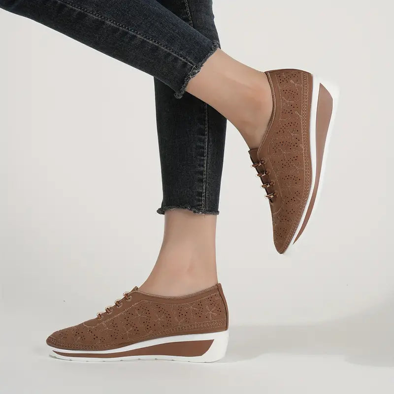 LUCÍA™ ZAPATILLAS ORTOPÉDICAS CASUALES CON TACO CHINO