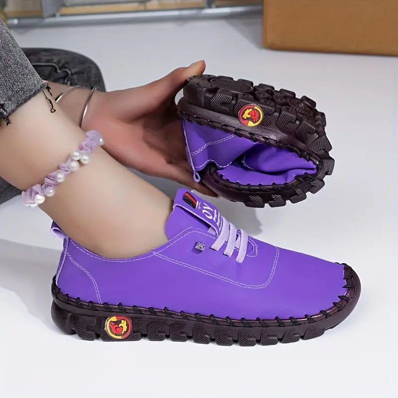 LARA™ ZAPATILLAS CASUALES DE COLOR LISO PARA MUJER