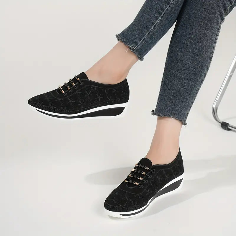 LUCÍA™ ZAPATILLAS ORTOPÉDICAS CASUALES CON TACO CHINO