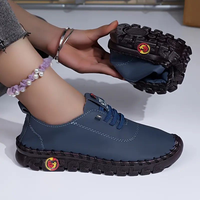 LARA™ ZAPATILLAS CASUALES DE COLOR LISO PARA MUJER
