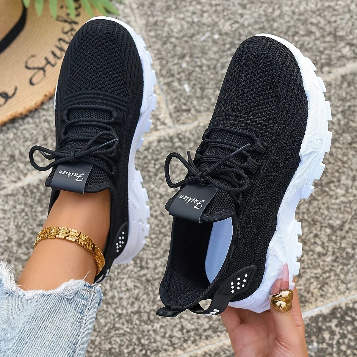 ANALÍA™ ZAPATILLAS DE TEJIDO TRANSPIRABLE PARA MUJER