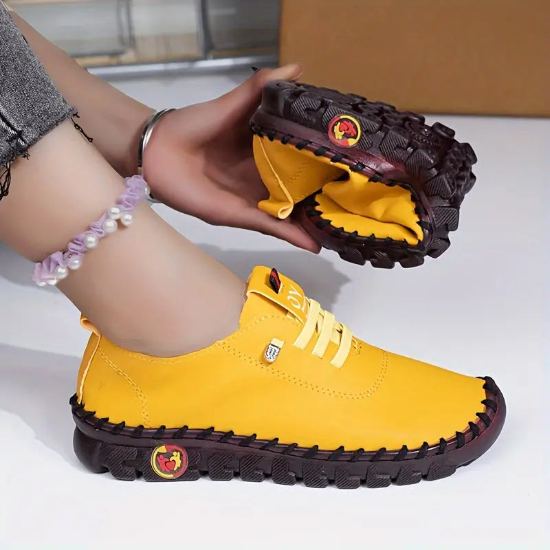 LARA™ ZAPATILLAS CASUALES DE COLOR LISO PARA MUJER