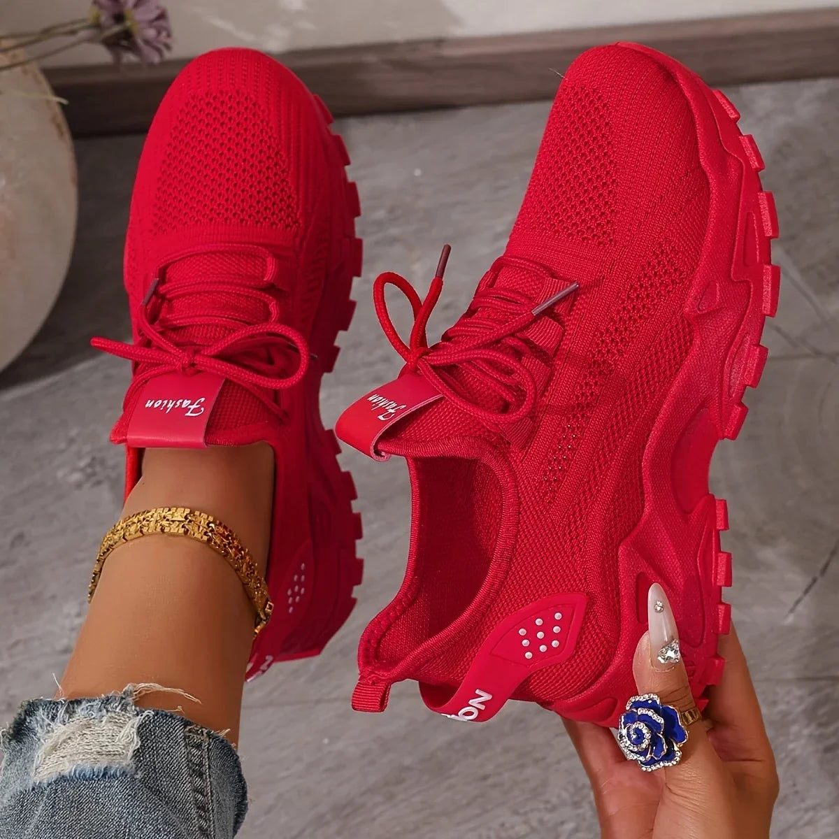 ANALÍA™ ZAPATILLAS DE TEJIDO TRANSPIRABLE PARA MUJER