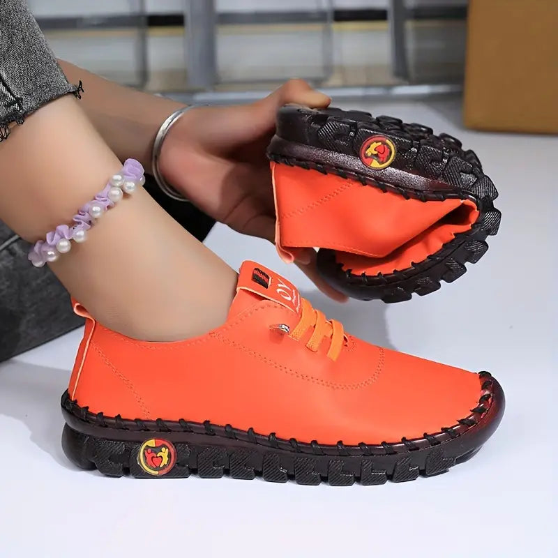 LARA™ ZAPATILLAS CASUALES DE COLOR LISO PARA MUJER