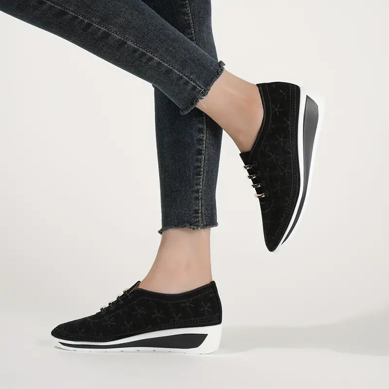 LUCÍA™ ZAPATILLAS ORTOPÉDICAS CASUALES CON TACO CHINO