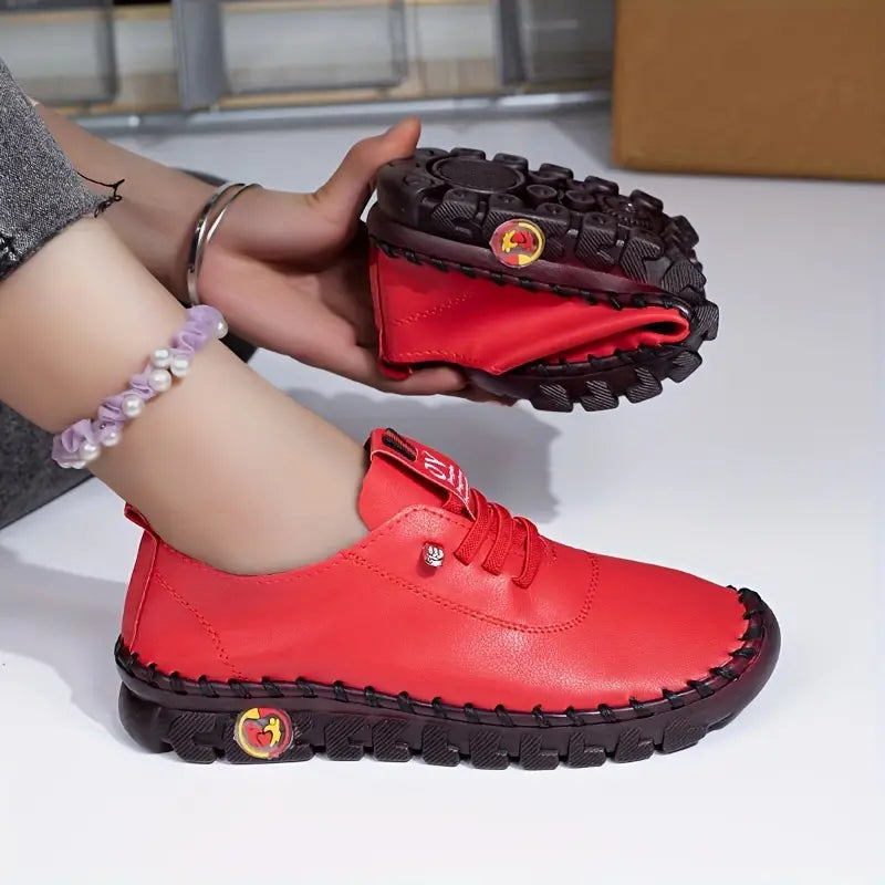 LARA™ ZAPATILLAS CASUALES DE COLOR LISO PARA MUJER