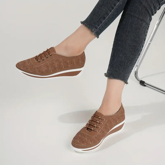 LUCÍA™ ZAPATILLAS ORTOPÉDICAS CASUALES CON TACO CHINO