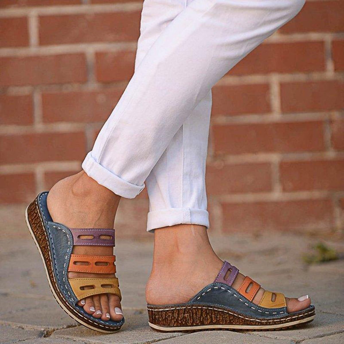 SANDALIAS ORTOPÉDICAS TRICOLOR PREMIUM - MÁS VENDIDAS 2026