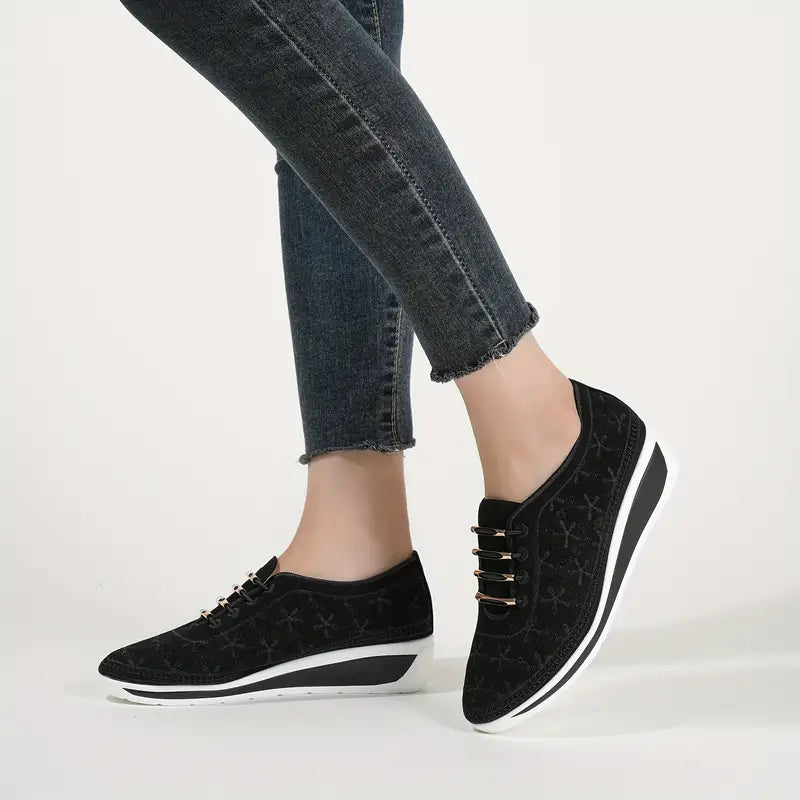 LUCÍA™ ZAPATILLAS ORTOPÉDICAS CASUALES CON TACO CHINO