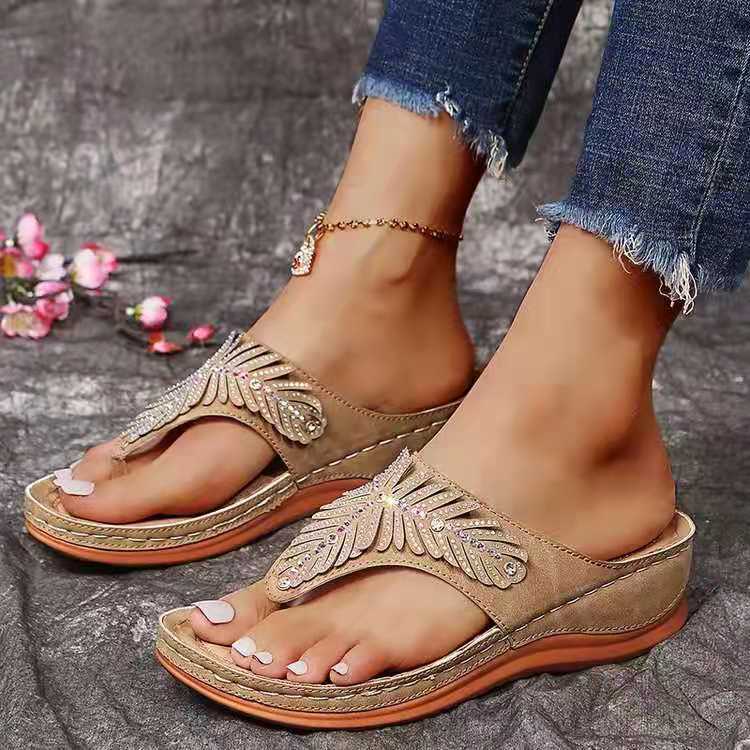 SANDALIAS ORTOPÉDICAS CASUALES DE VERANO CON PUNTA ABIERTA PARA MUJER