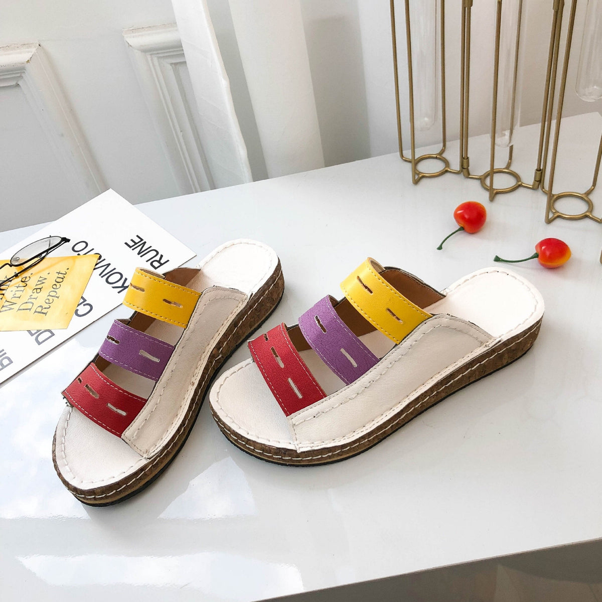 SANDALIAS ORTOPÉDICAS TRICOLOR PREMIUM - MÁS VENDIDAS 2026