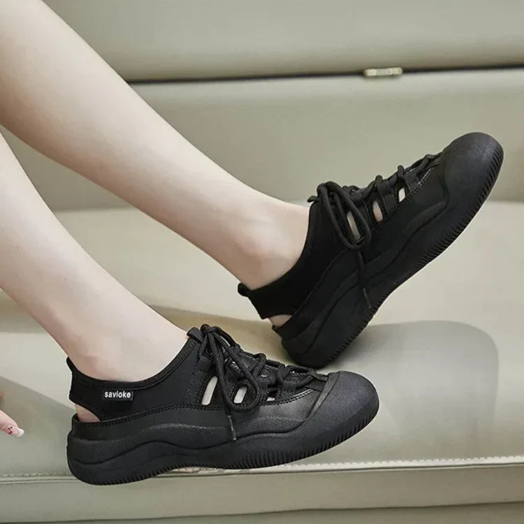 BRISA™ ZAPATILLAS ORTOPÉDICAS DE VERANO CON SUELA GRUESA Y CALADO