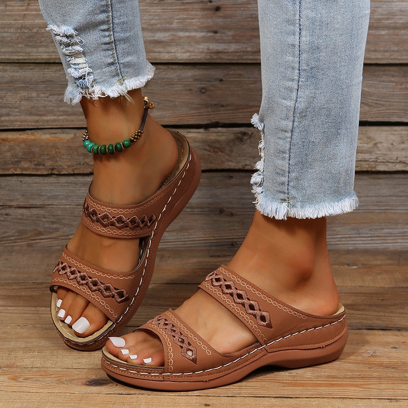 VALENTINA'S™ SANDALIAS ORTOPÉDICAS GRUESAS PARA MUJER