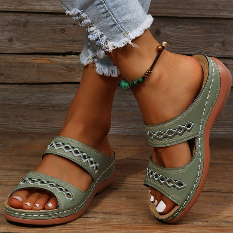 VALENTINA'S™ SANDALIAS ORTOPÉDICAS GRUESAS PARA MUJER