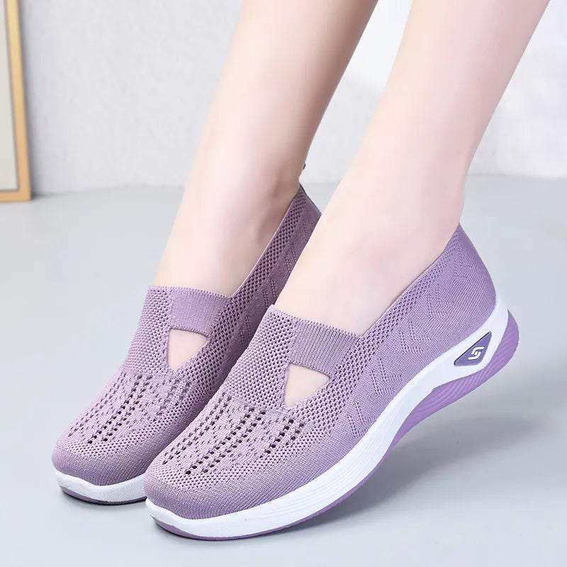 ZAPATILLAS ORTOPÉDICAS DE SUELA SUAVE Y TRANSPIRABLES PARA MUJER