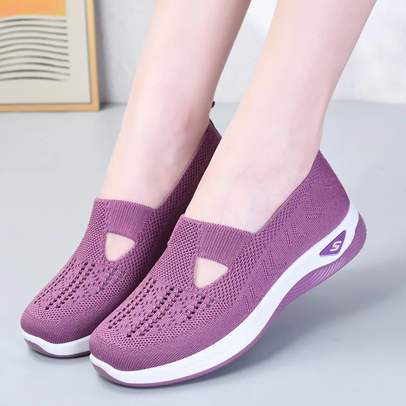 ZAPATILLAS ORTOPÉDICAS DE SUELA SUAVE Y TRANSPIRABLES PARA MUJER