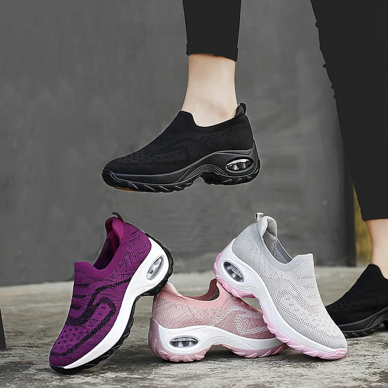PASOSERENO™ ZAPATILLAS ORTOPÉDICAS ANTIDESLIZANTES CON CÁMARA DE AIRE