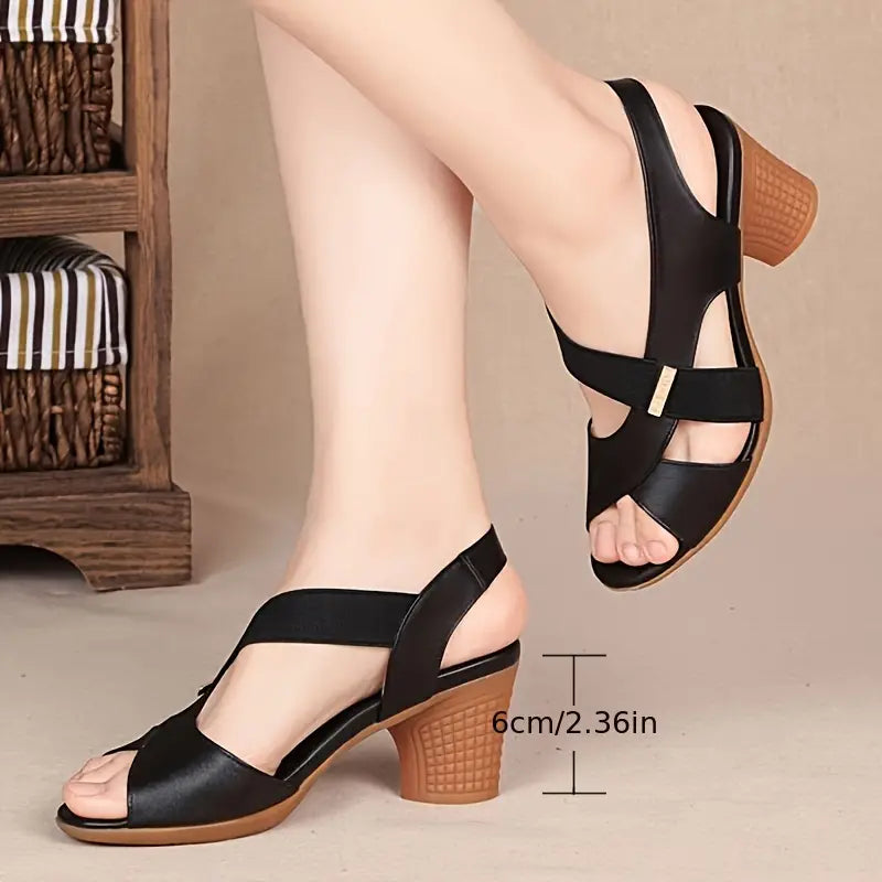 NEUQUÉN™ SANDALIAS DE TACO GRUESO PARA MUJER