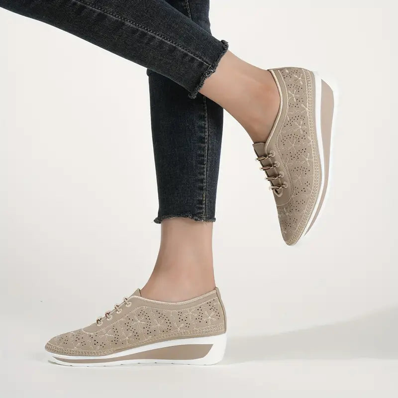 LUCÍA™ ZAPATILLAS ORTOPÉDICAS CASUALES CON TACO CHINO