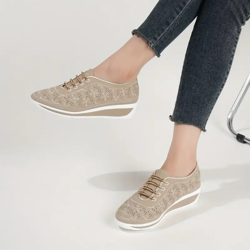 LUCÍA™ ZAPATILLAS ORTOPÉDICAS CASUALES CON TACO CHINO