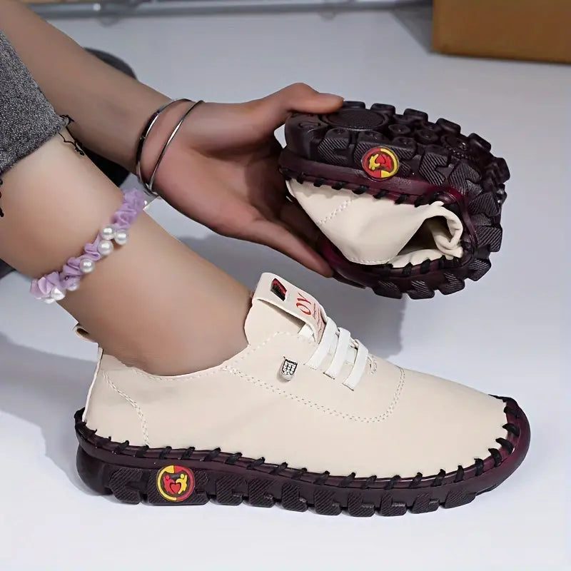 LARA™ ZAPATILLAS CASUALES DE COLOR LISO PARA MUJER