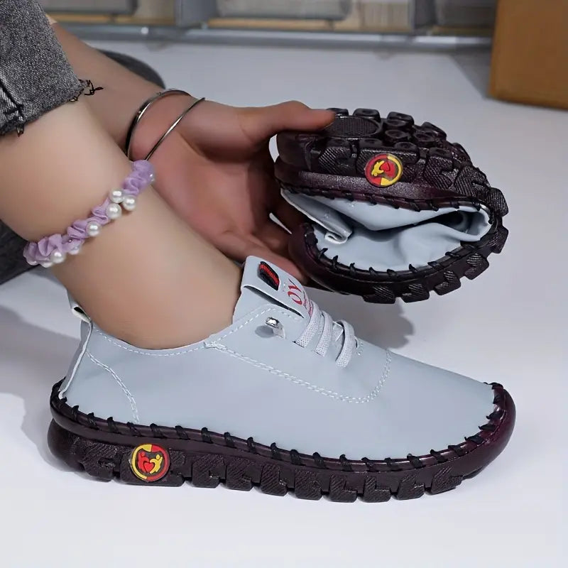 LARA™ ZAPATILLAS CASUALES DE COLOR LISO PARA MUJER