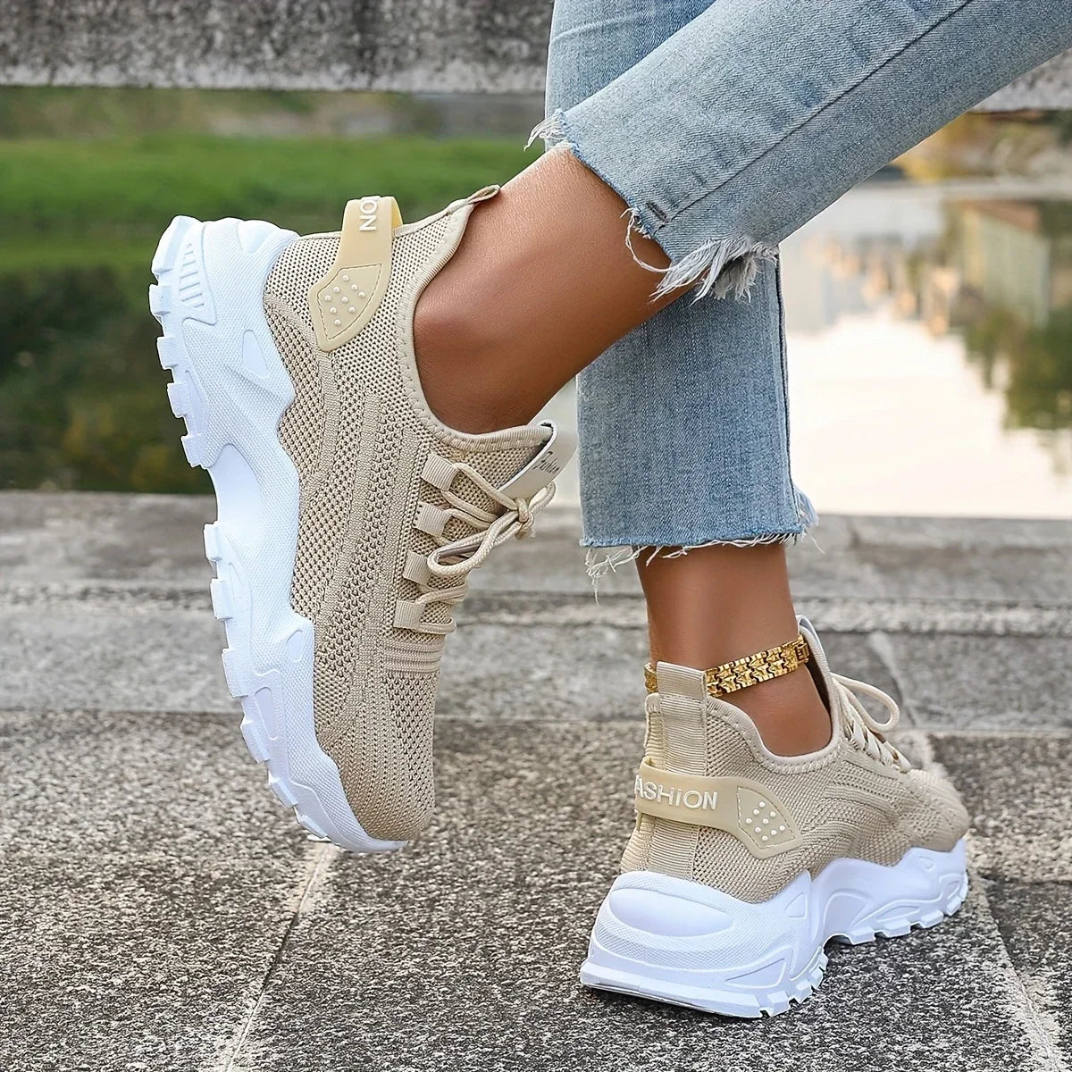 ANALÍA™ ZAPATILLAS DE TEJIDO TRANSPIRABLE PARA MUJER