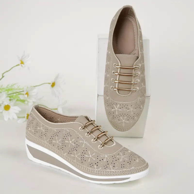 LUCÍA™ ZAPATILLAS ORTOPÉDICAS CASUALES CON TACO CHINO