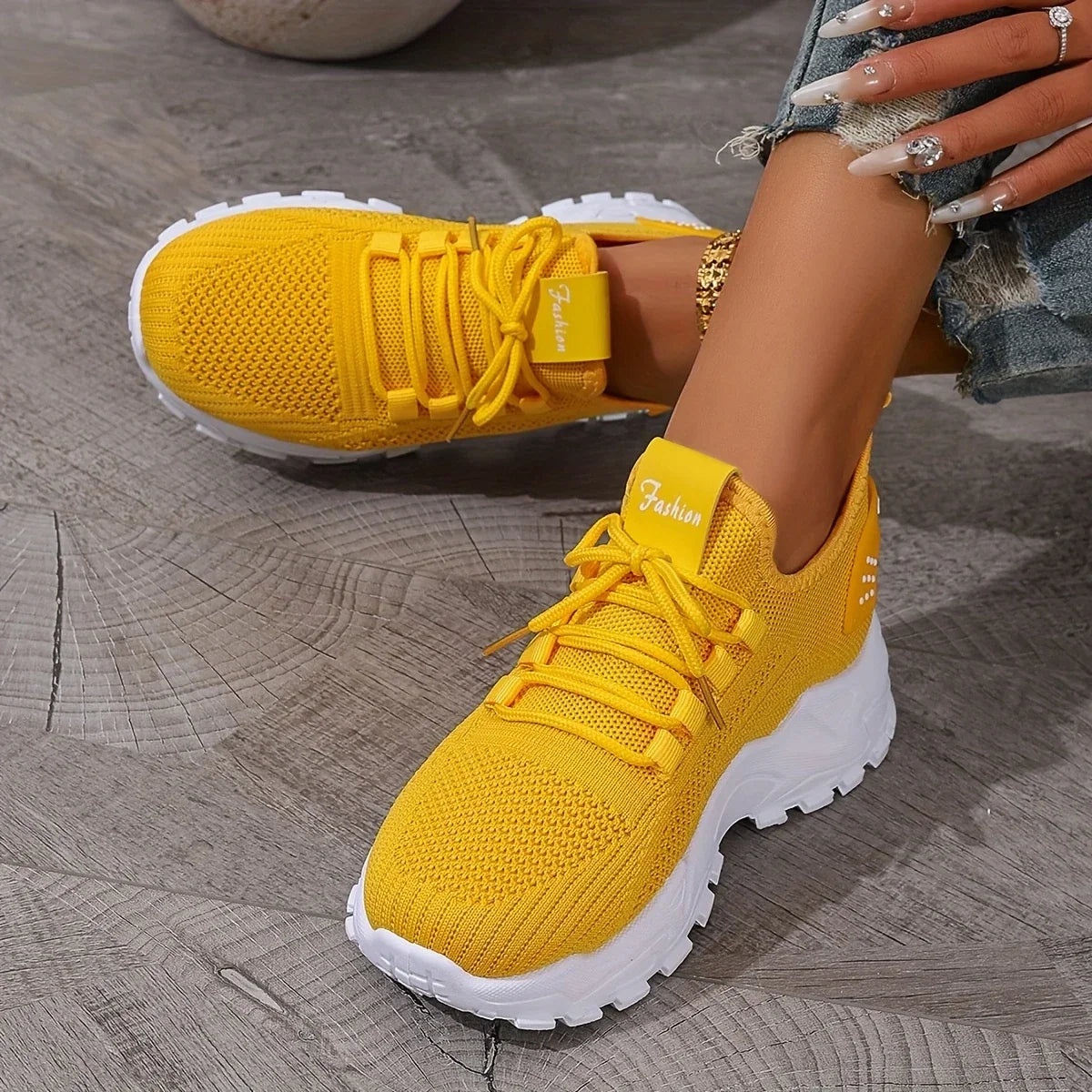 ANALÍA™ ZAPATILLAS DE TEJIDO TRANSPIRABLE PARA MUJER