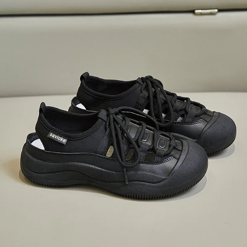 BRISA™ ZAPATILLAS ORTOPÉDICAS DE VERANO CON SUELA GRUESA Y CALADO